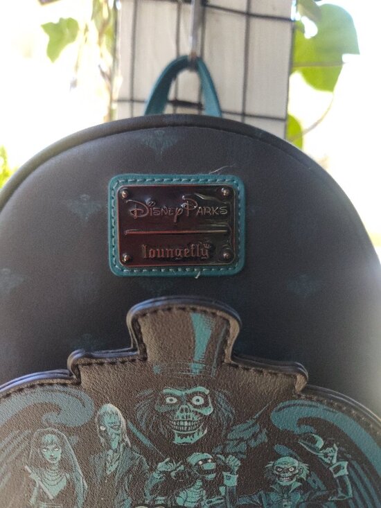 Disney Parks Loungefly Haunted Mansion Mini Backpack NWT Glow